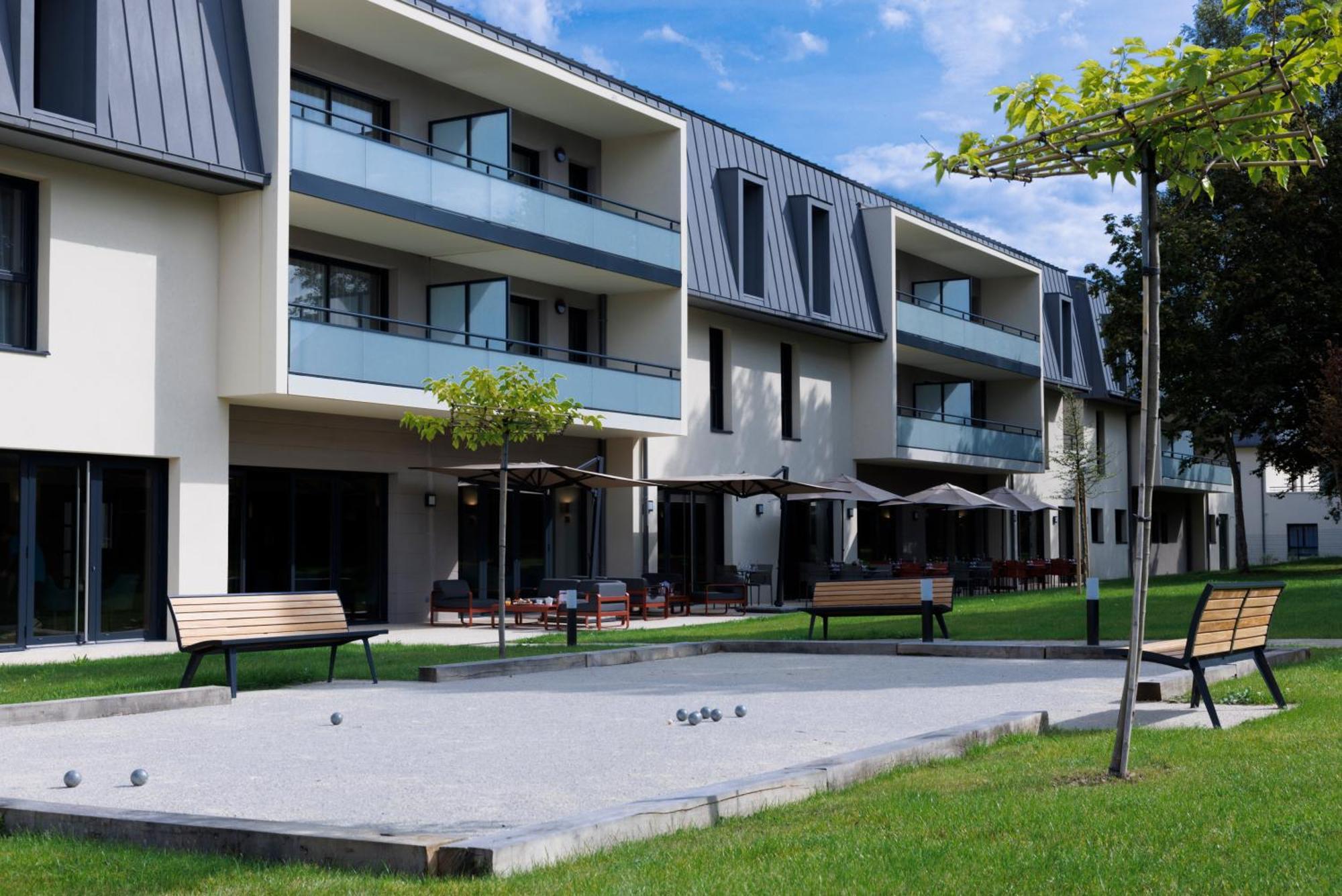 Les Boreales - Appart'Hotel & Restaurant Villers-sur-Mer Exterior photo